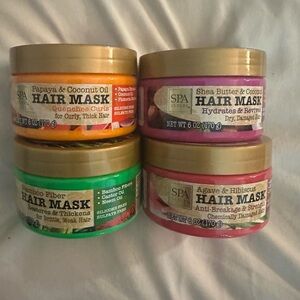 Set of 4 SpaLuxury Hair Mask